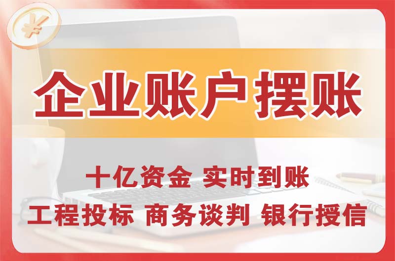 惠州企业账户摆账